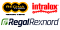 Logos for our chain products partners Regina, Intralox and Regal Rexnord
